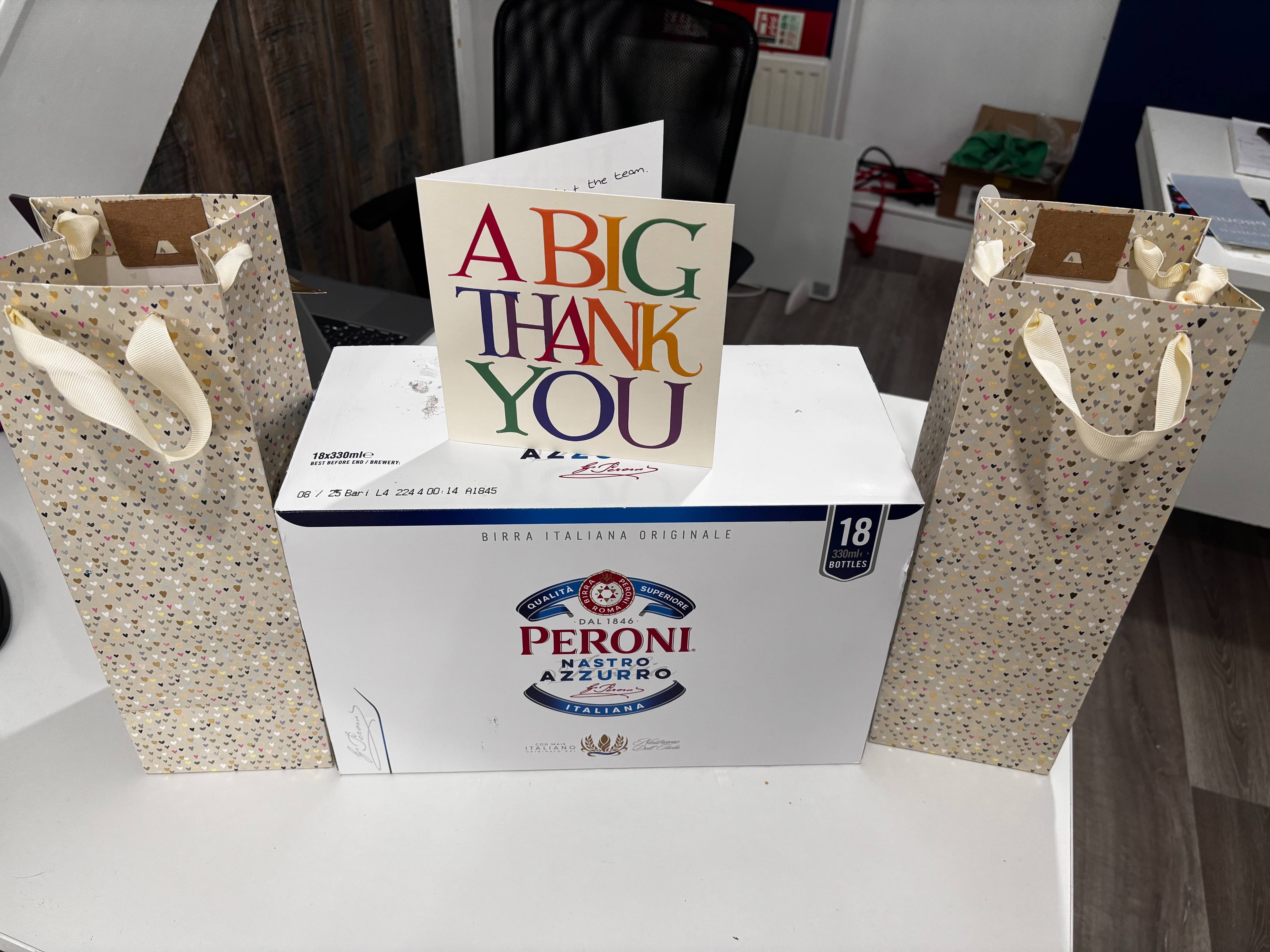 Thank you for our gifts!!